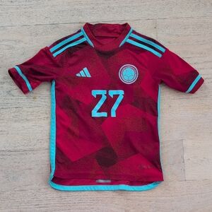 Colombia National Team Soccer Jersey Kids 7-8y